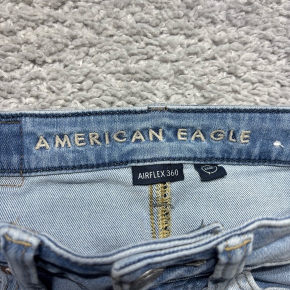 American Eagle Jeans Mens 26 x 28 Slim Light Wash Airflex Classic Casual Denim - Picture 2 of 6